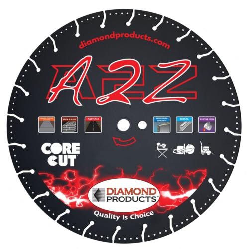 Diamond Products 21511 4-1/2" x .080 x 7/8" A2Z Vacuum Bonded High Speed