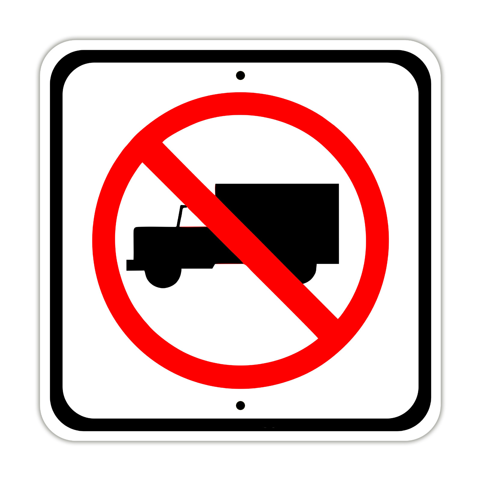 No Truck In Driveway Towing Towed Private Drive Notice Aluminum Metal Sign