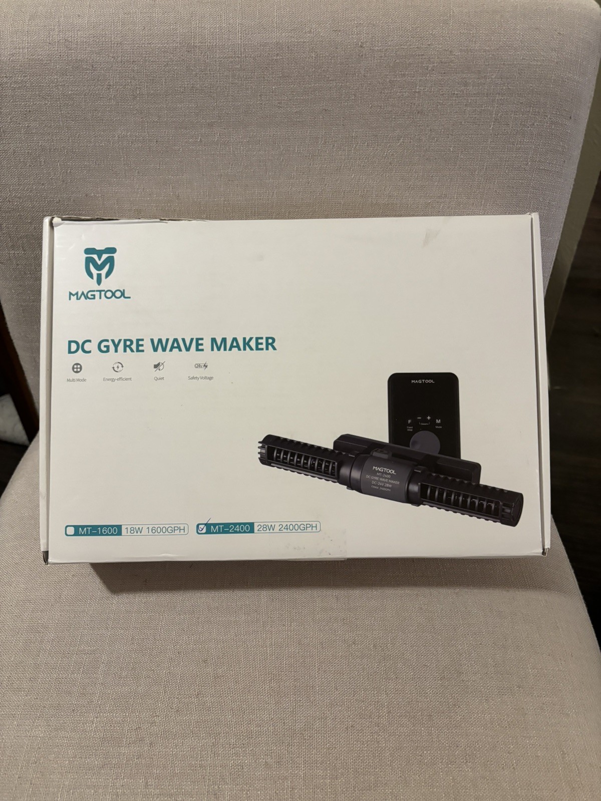 MagTool MT-1600 Aquarium Gyre Wave Maker 1600–4200 GPH Adjustable Cross Flow