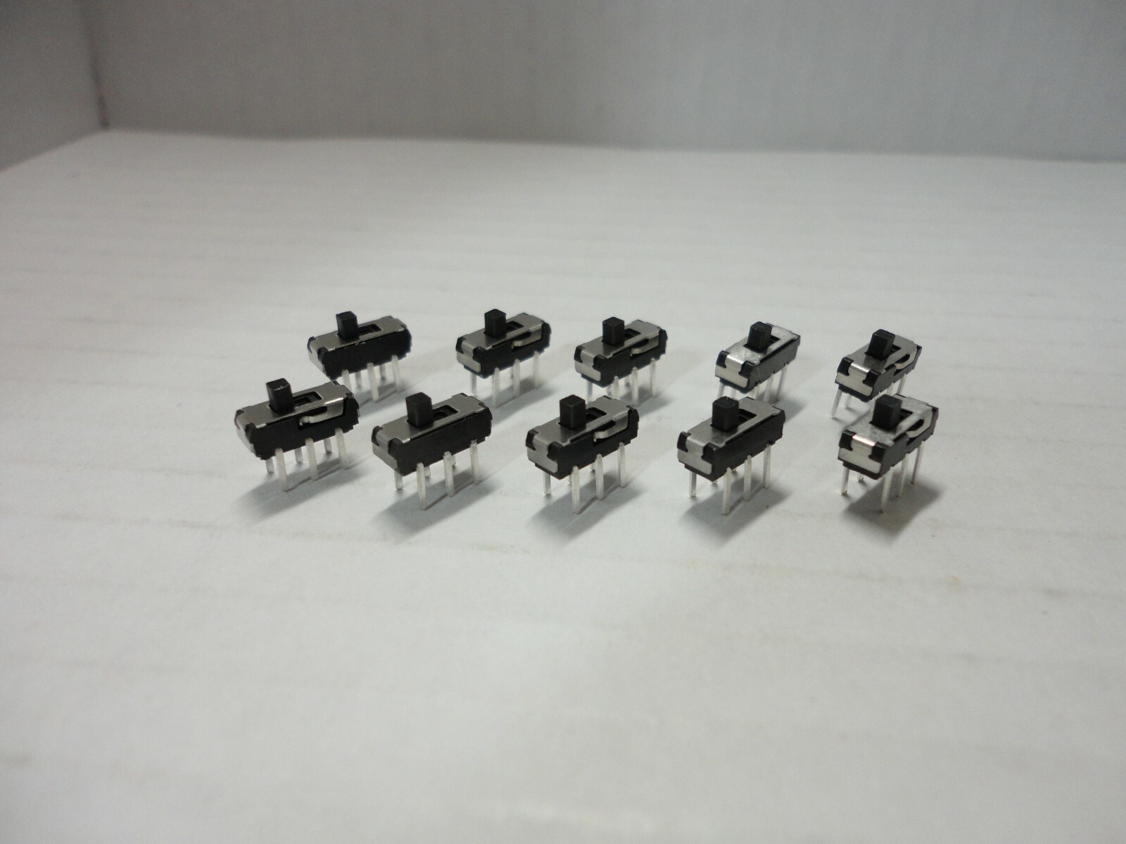 10X Pack Lot MSS22D18 Mini Miniature DIP Slide Switch 2P2T Straight 6 Pin Handle