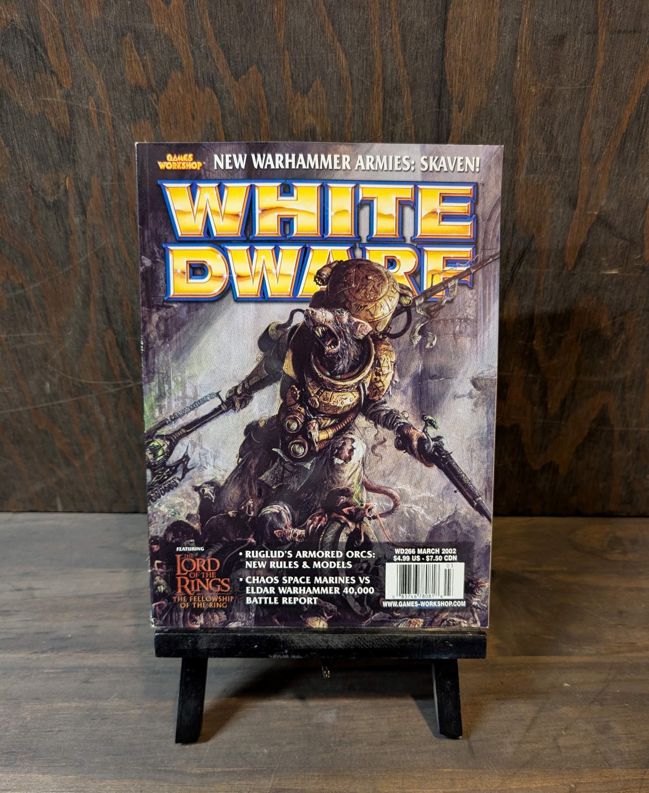 white dwarf magazine issue 266 MARCH 2002 warhammer 40k warhammer fantasy