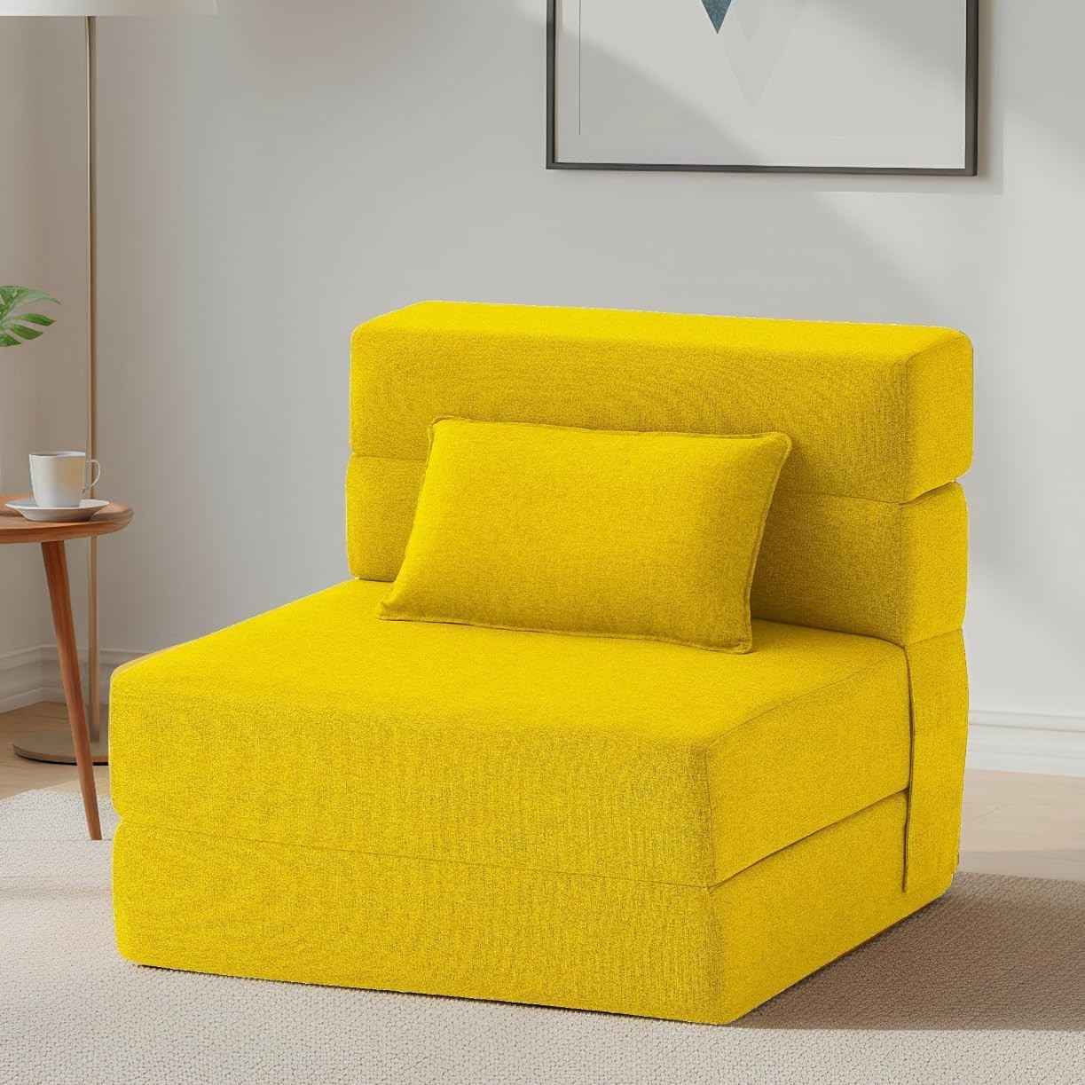 Folding Sofa Bed Convertible Sleeper Chair Bed Adults Fold Out Chair to Bed