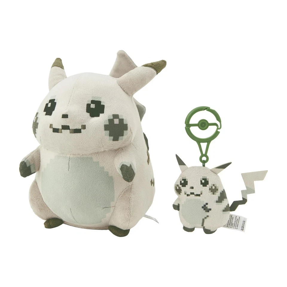 Pikachu Of The Beginning Plush Mascot Set 30th Anniversary Pokemon Red Green New
