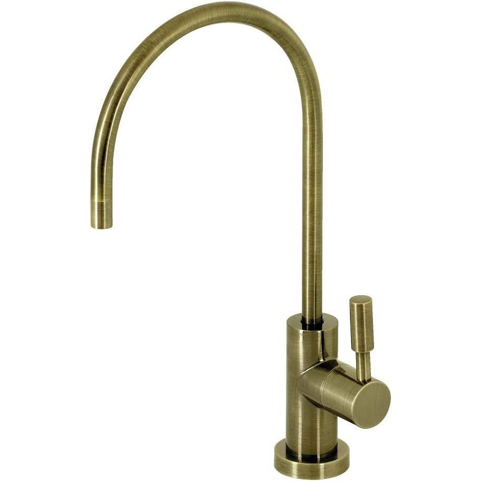 Kingston Brass KSAG8193DL Antique Brass RO Water Filtration Faucet Air Gap