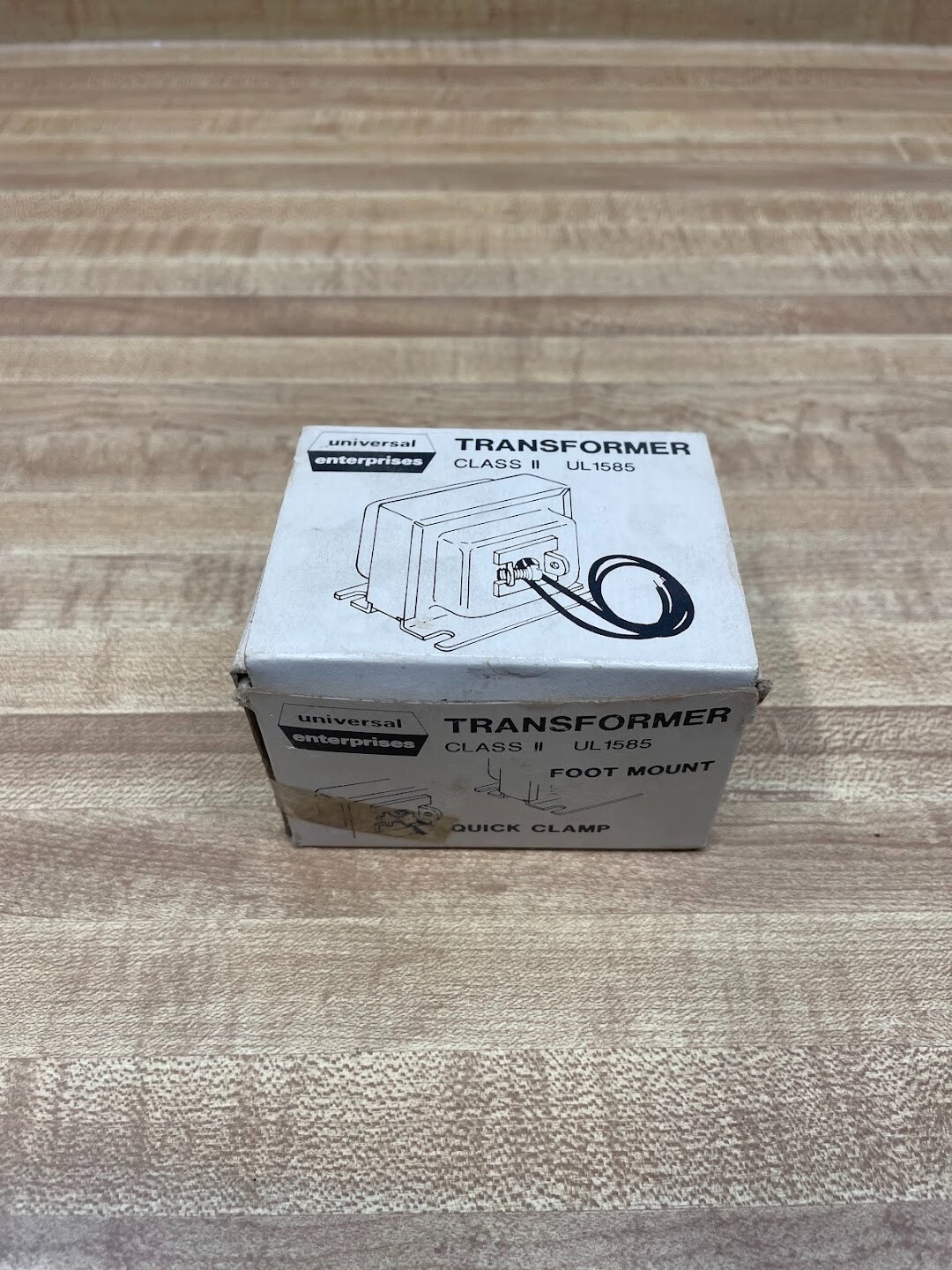 Universal Enterprises Transformer Class II UL1585 UET10A 120VAC 60Hz 16V/10V T