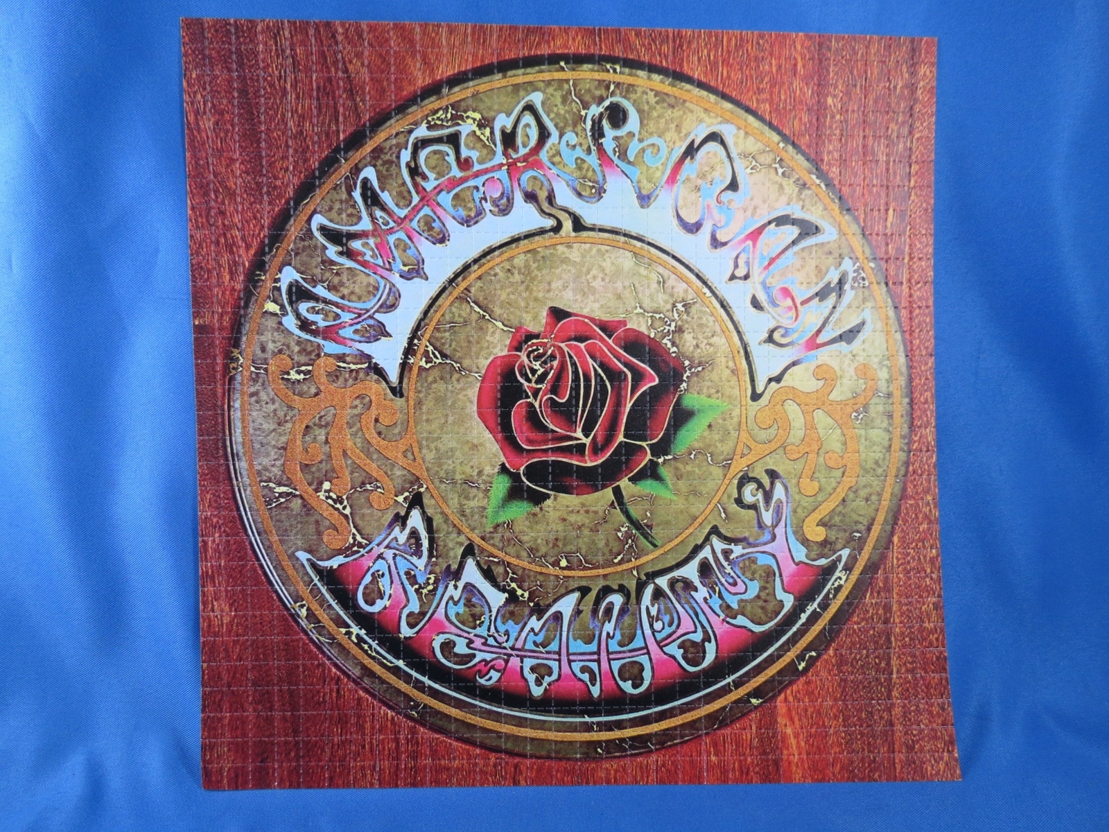 JERRY GARCIA GRATEFUL DEAD AMERICAN BEAUTY BLOTTER ART HIPPY 60S Psychedelic USA