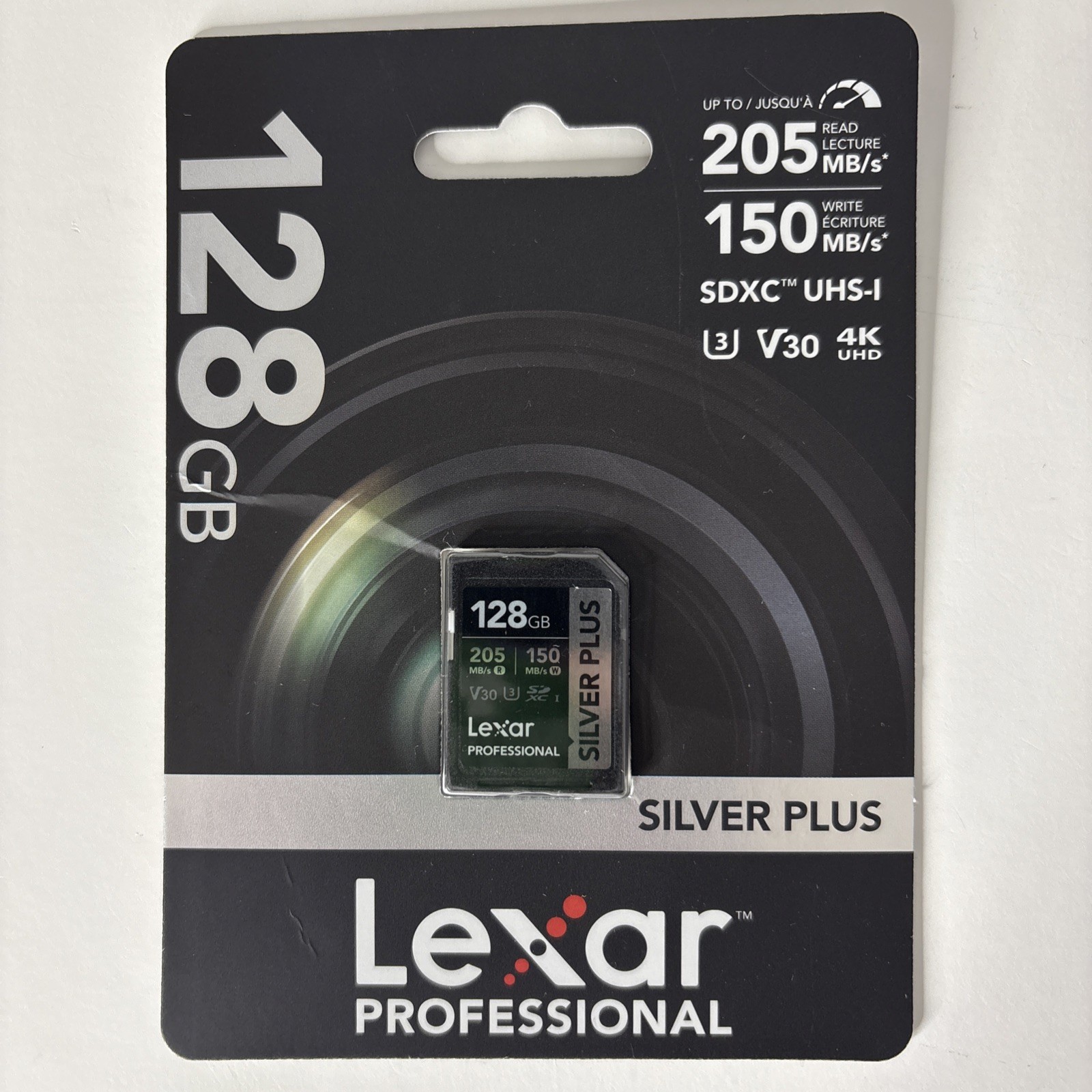 Levar Professional 128gb SILVER PLUS sdxc UHS-I NEW