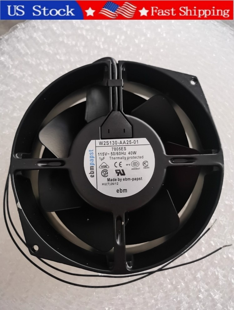 1PCS Brand New Ebmpapst W2S130-AA25-01 Cooling Fan AC115V 2Wires 40W  Fast ship