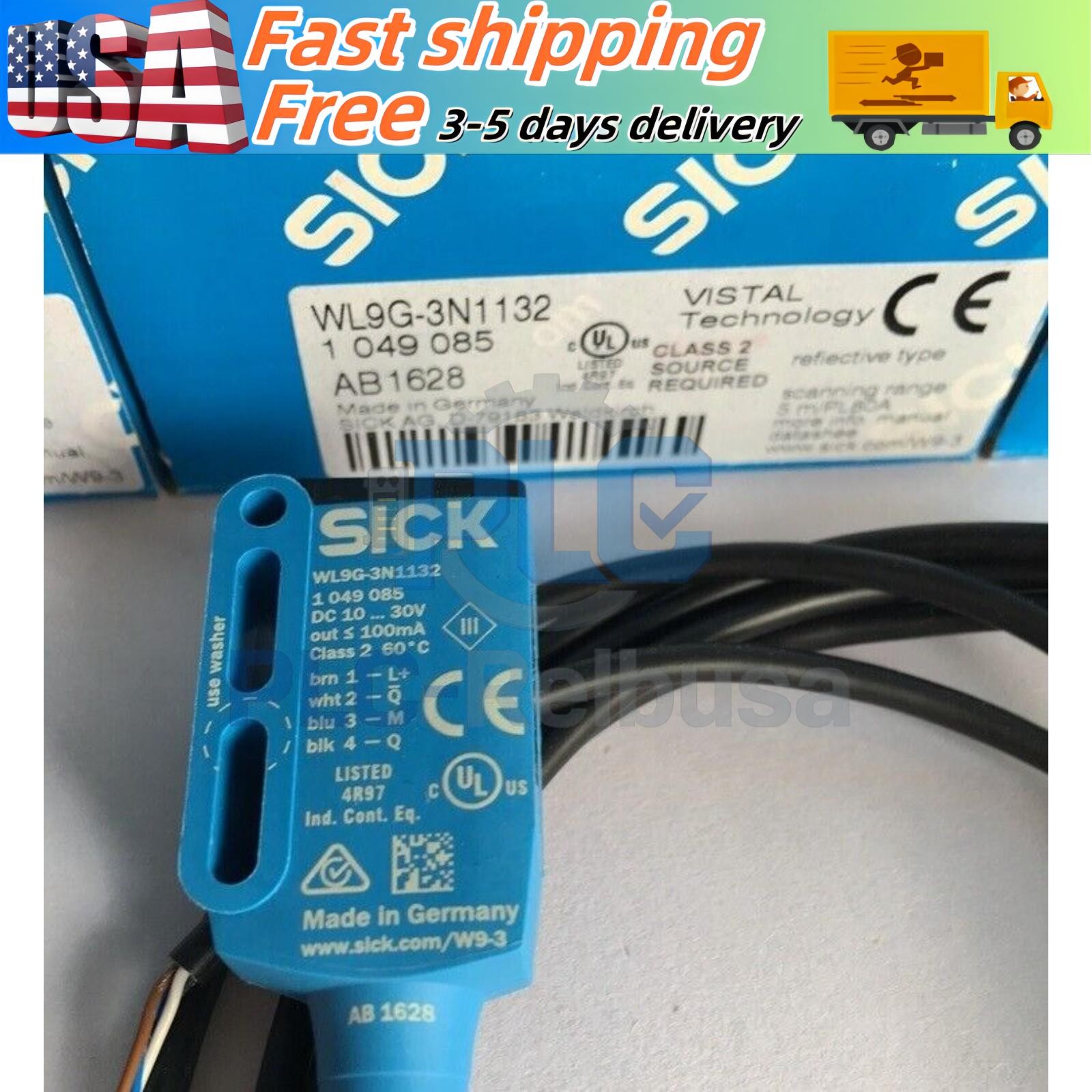 US FREE TAX   Sick WL9G-3N1132 WL9G3N1132 1049085 Photoelectric  Original Stock