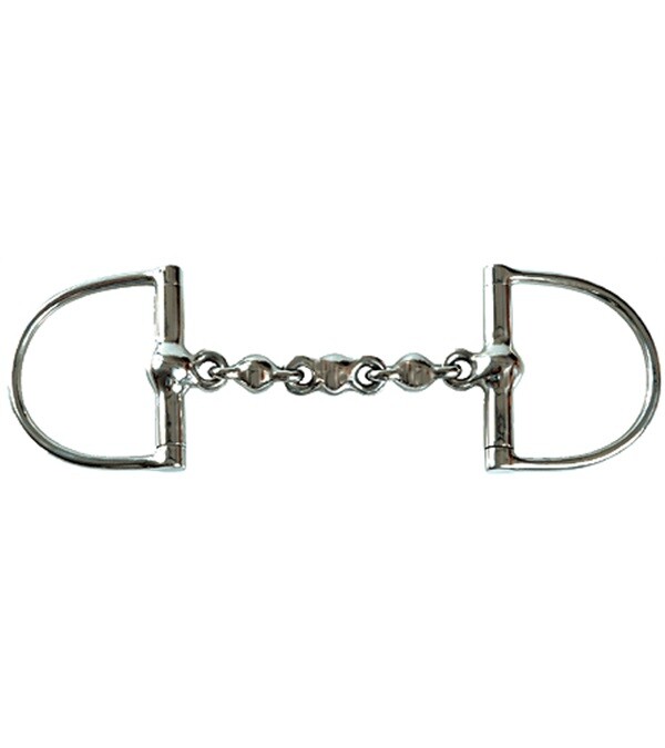 Stainless steel Waterford Dee Ring Bit 5" Horse size