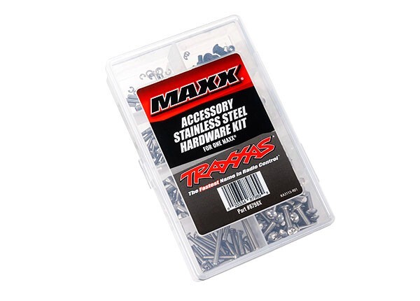 Traxxas 8798X Hardware kit, stainless steel, Maxx