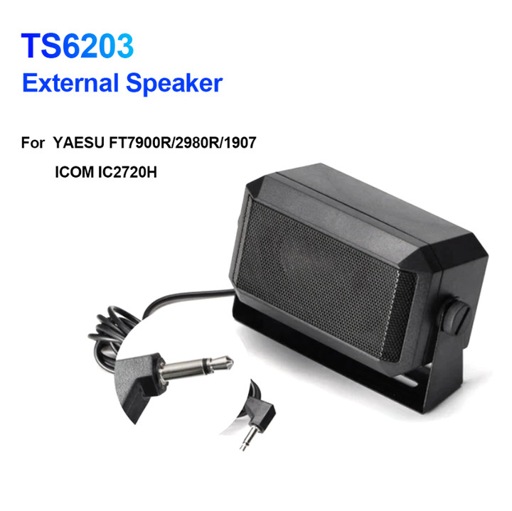 Anysecu TS6203 External Speaker | 5W | Clearer Sound | Extended Power Cable 74"