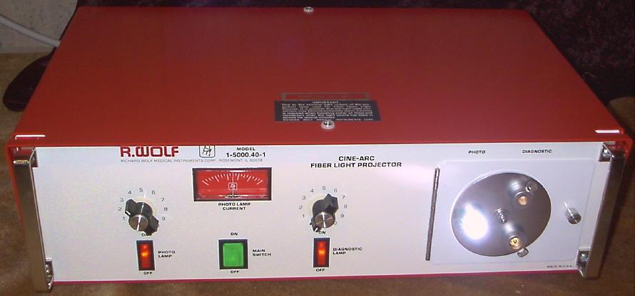 BRAND NEW R. WOLF 5000 40 CINE ARC DUAL Light Source GE Marc 300w lamp borescope