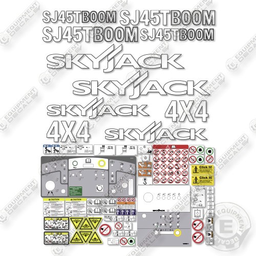SkyJack SJ40T Decal Kit Boom Lift - Aftermarket Kit