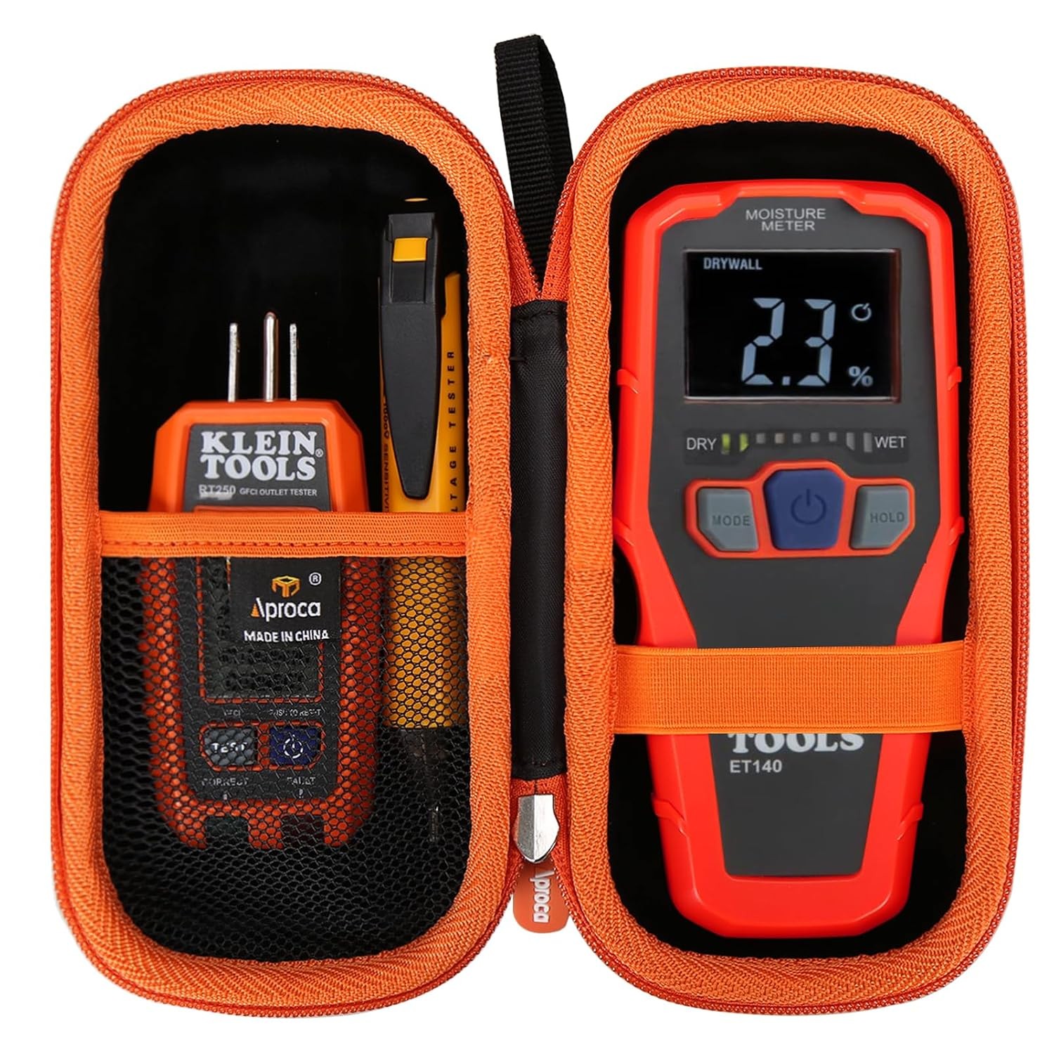 Aproca Case Compatible with Klein Tools ET140 Pinless Moisture Meter / 80023P To