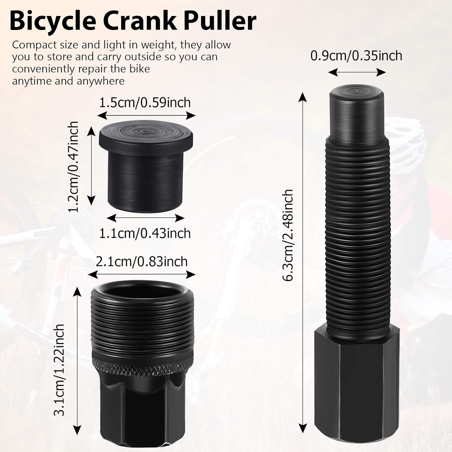Lightweight Crank Puller Tool for Bikes - Perfect for Easy Repair & Maintenance
