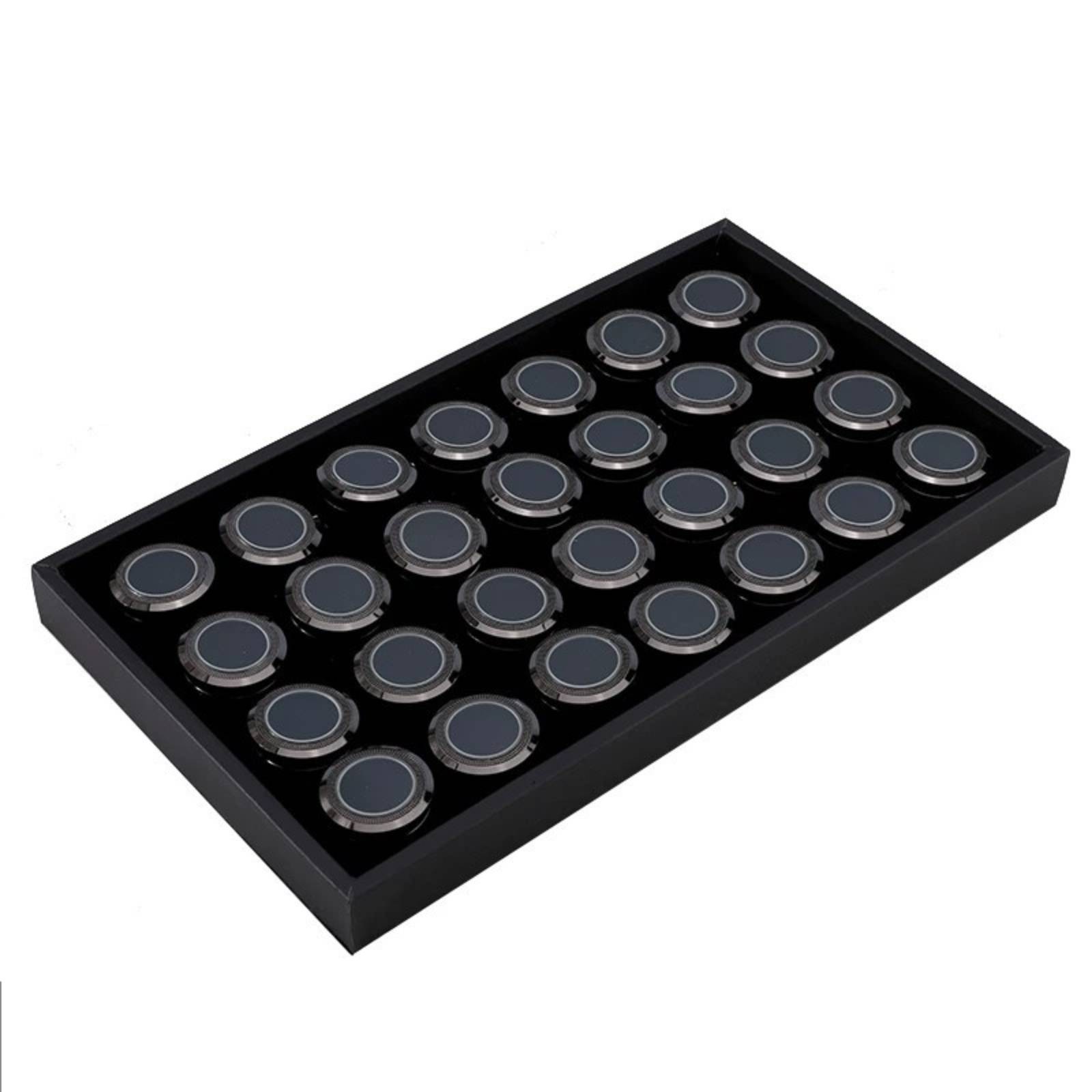 Crystal Display Tray Textured Gem Display Tray Rectangular for Jewelers