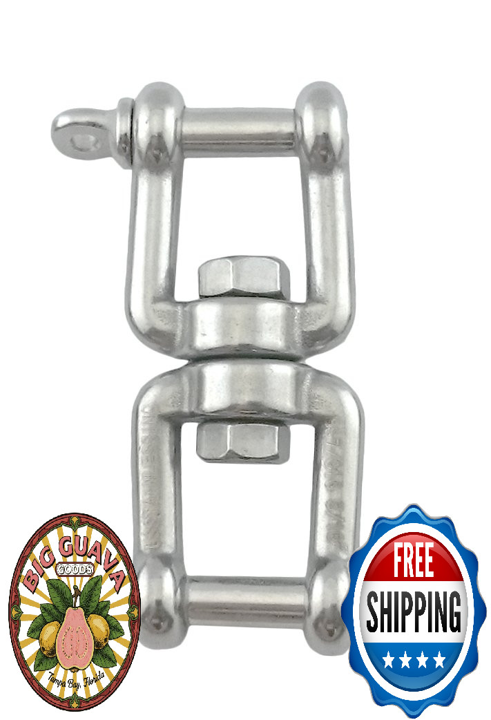 US Stainless Stainless Steel 316 Anchor Swivel Jaw and Jaw 5/16" or 8mm Marine G