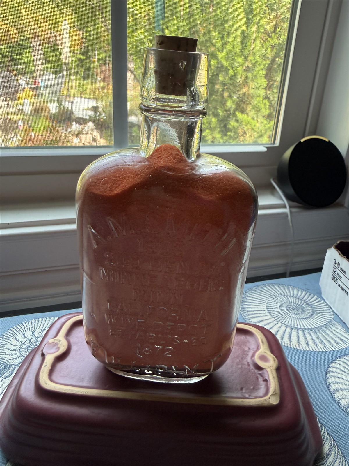 A M Smith Pint Liquor Bottle 1907 Minneapolis Minnesota Wine House California