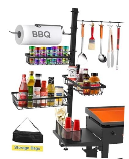 Griddle Caddy Organizer for Blackstone Griddle Accessories, BBQ Grill Picnic