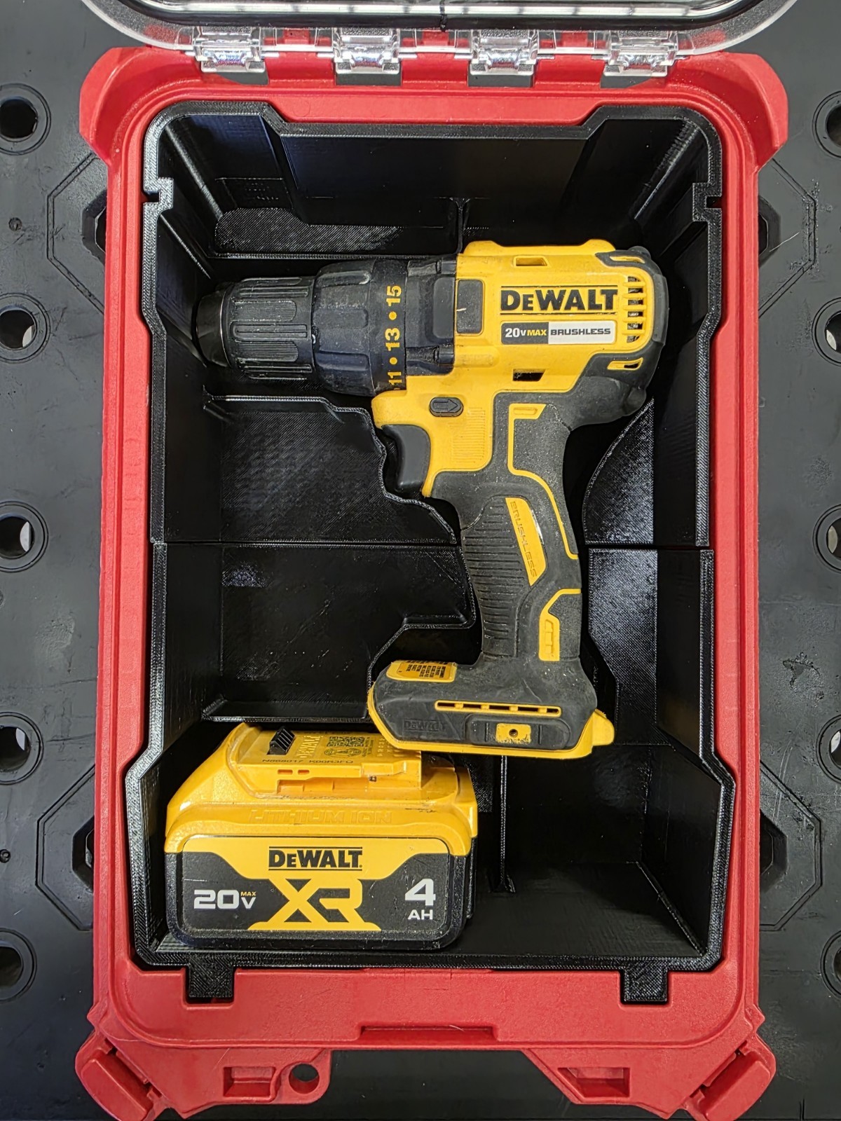 Milwaukee PACKOUT Insert – DEWALT 20V Brushless Drill Organizer (Insert Only)