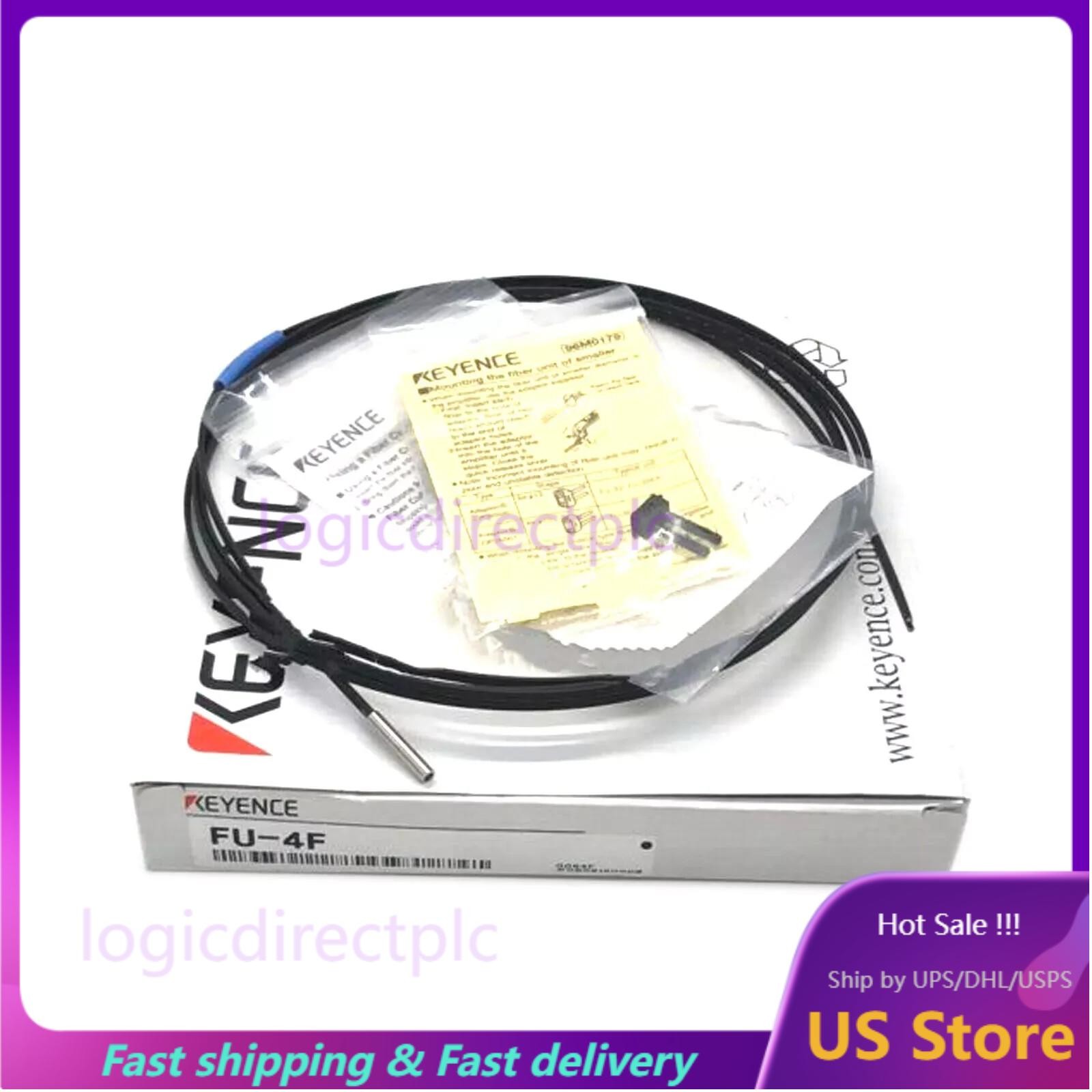 KEYENCE FU-4F Digital Fiber Optic Sensor FU4F New Free Shipping