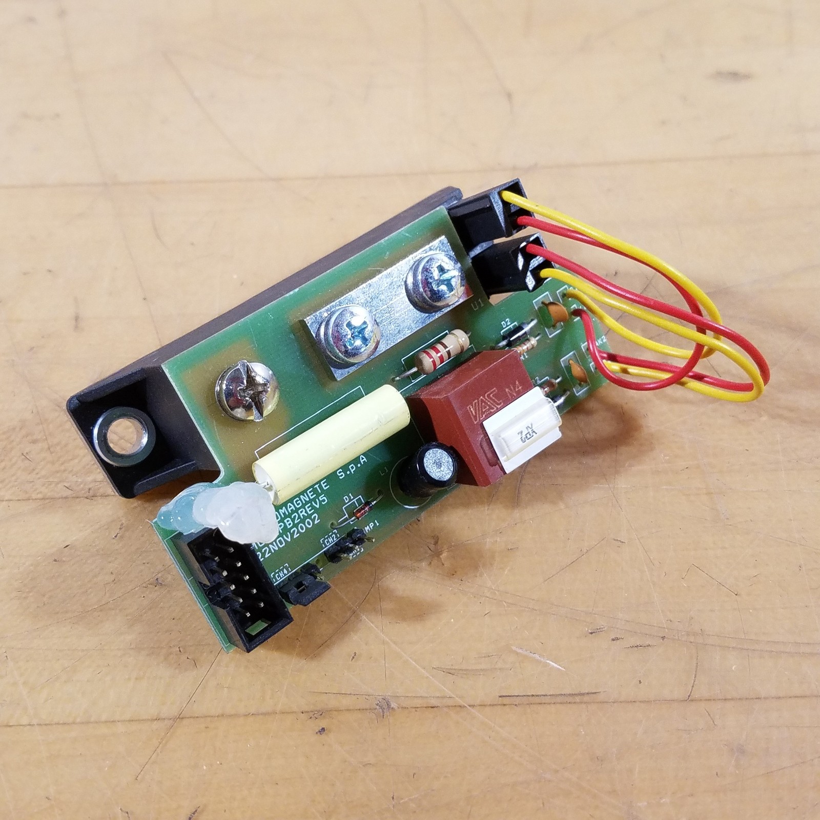 Technomagnete MCUXPB2REV5 Circuit Board With IRKT91/16AS90 Rectifier - USED