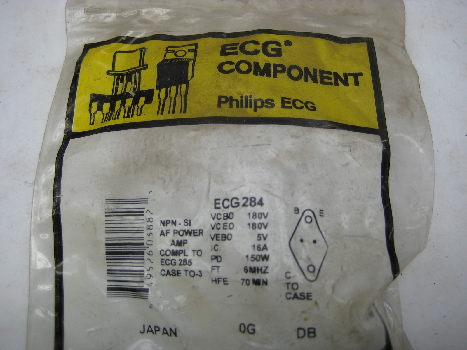 ECG COMPONENT ECG284 SEMICONDUCTOR NSMP