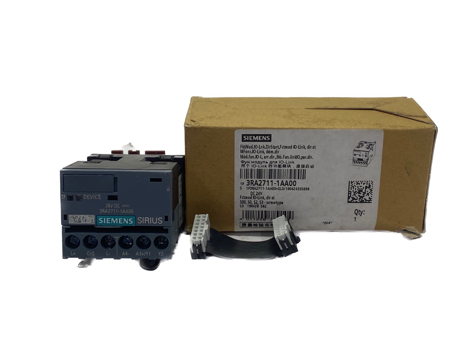 NIB Siemens 24VDC Function Module Direct Starter for IO-Link 3RA2711-1AA00