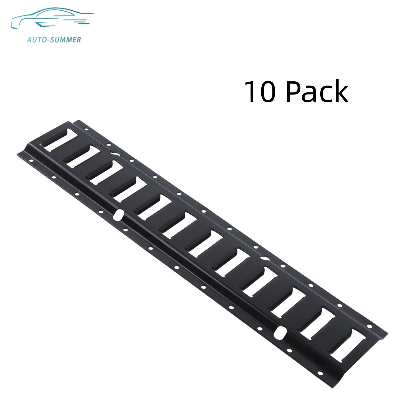 For Vans High Quality Durable Black 10 Pack 2' E Track Tie Down Enclosed Trailer