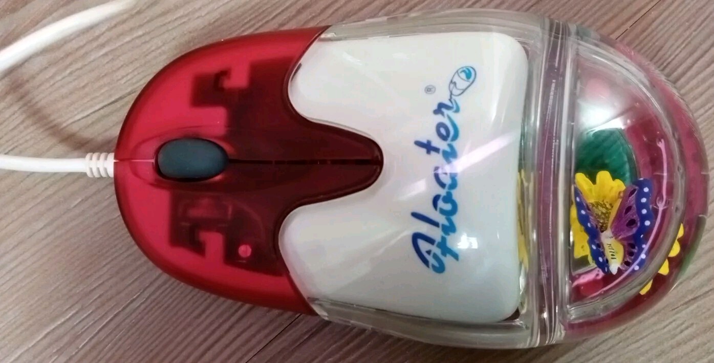 Floaters Computer Mouse USB & PS/2 Butterfly Flower Corded in Original Packaging