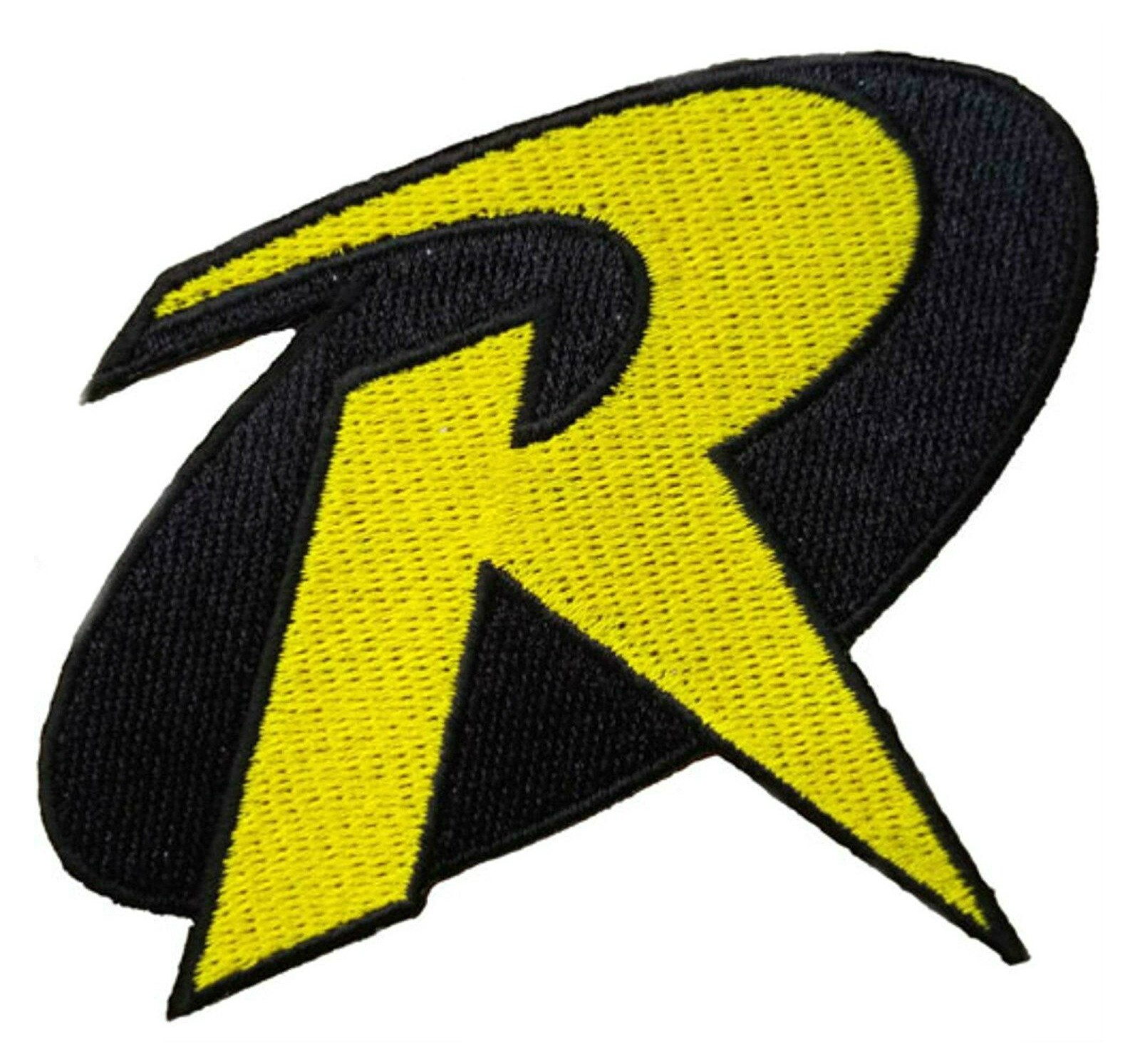 DC Comics Robin Embroidered Iron On Patch Superheros 3.5" x 3"
