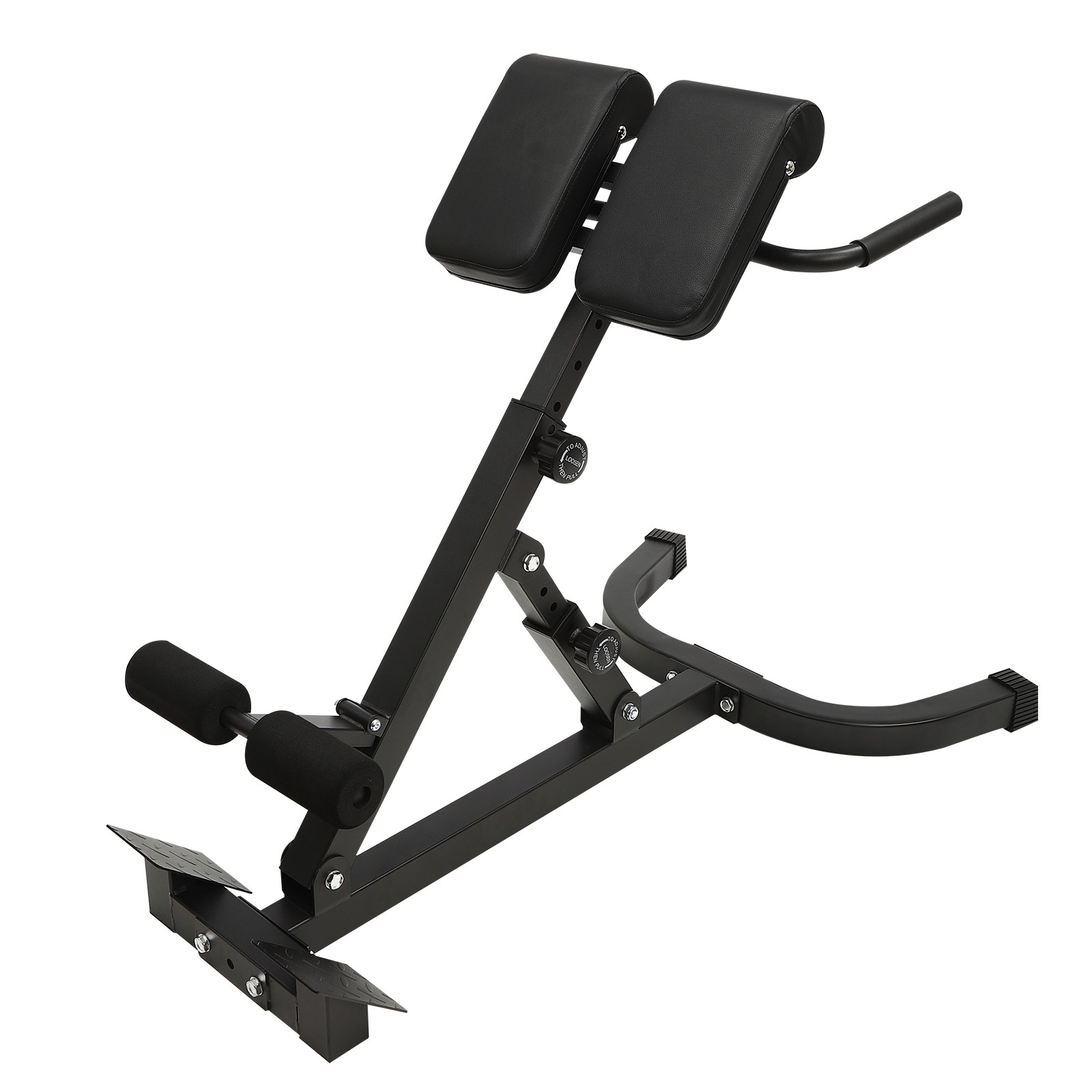 Back Extension Bench Roman Chair Ab Sit up Bench for Glute Hamstring and Lower