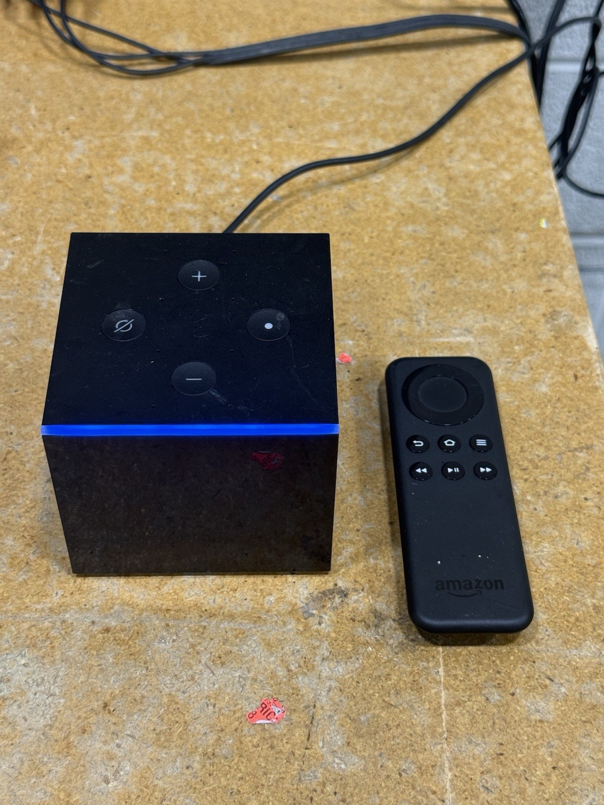 Amazon Fire TV Cube -1st Gen- 4K UHD Streaming Media Player Black EX69VW Bundle