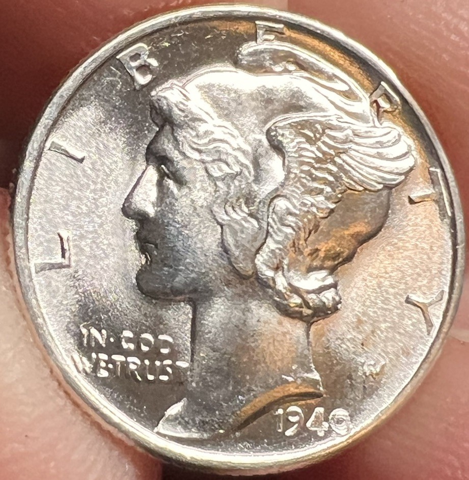 1940 10C Mercury Winged Liberty Silver Dime in Gem Condition Nicest I’ve Seen!