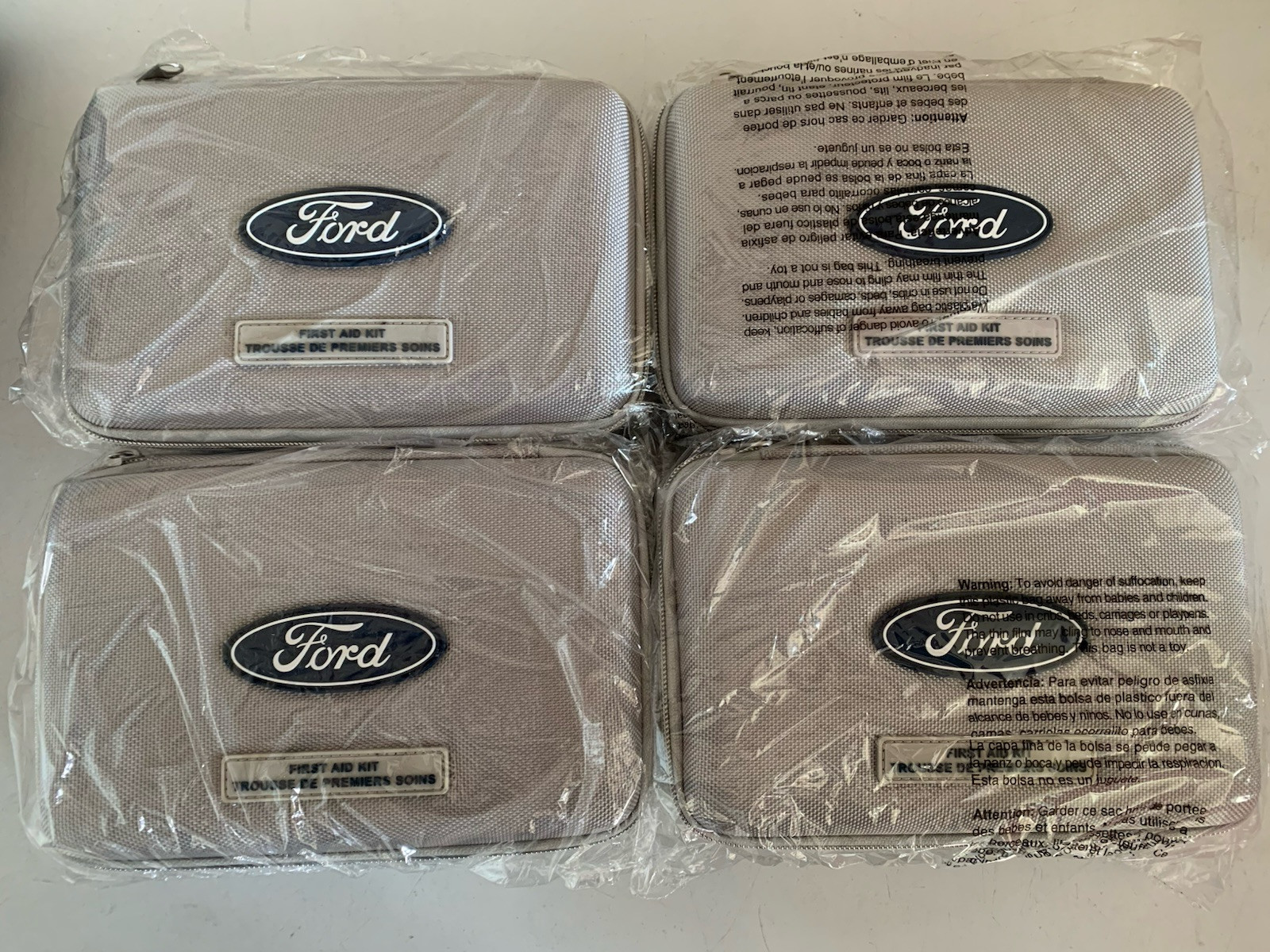 NEW Lot Of 4 Genuine Ford First Aid Kits - With Ford Logo VFL3Z-19F515-CA OEM