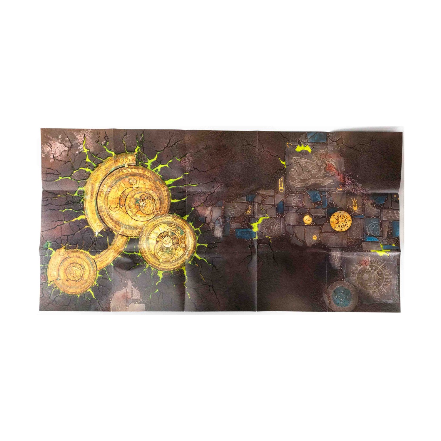 GW Warhammer Age of Sigmar Thunder & Blood - Starter Set - Map Only! VG+