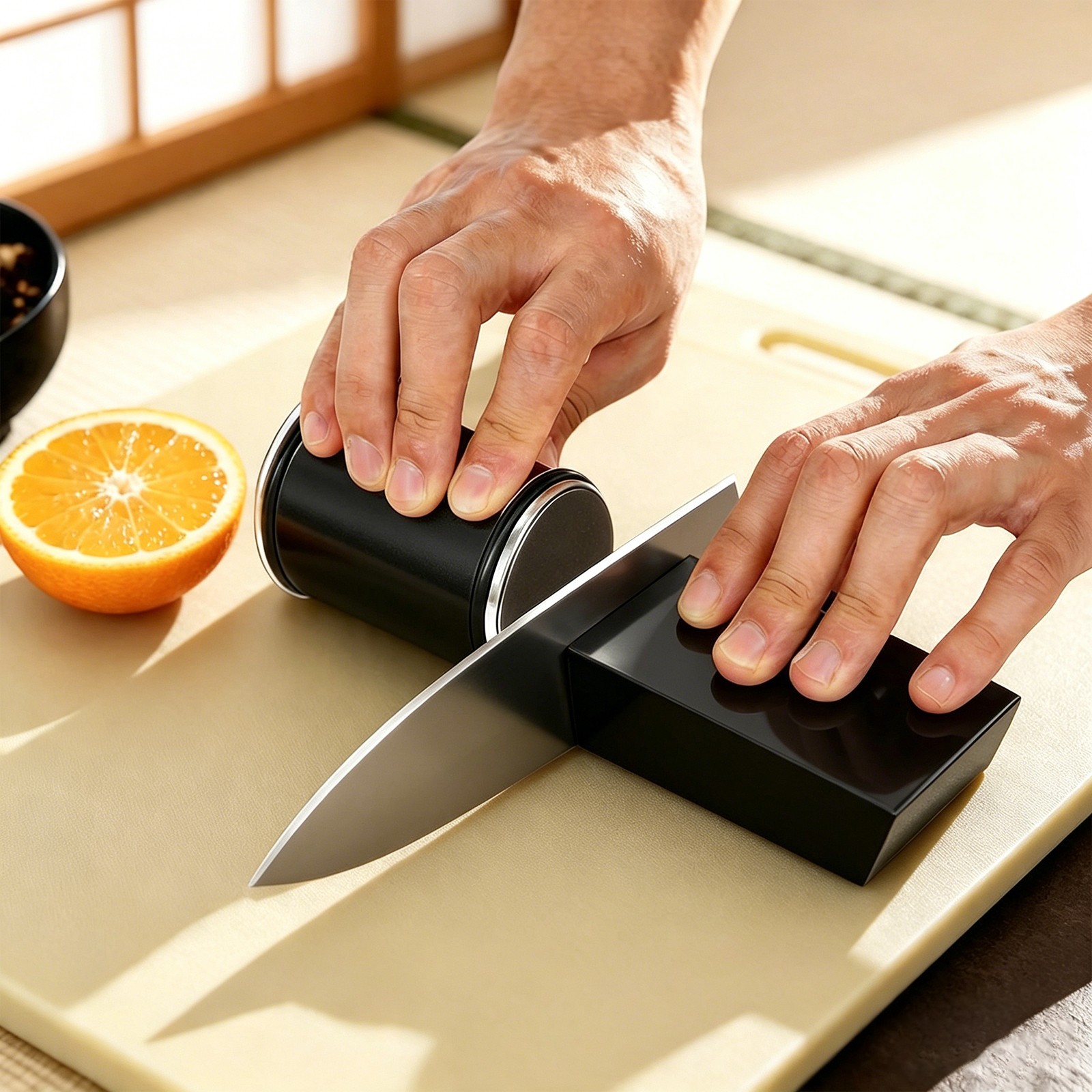 Manual Rolling Sharpening Stone Adjustable Angle Diamond Knife Rolling Sharpener