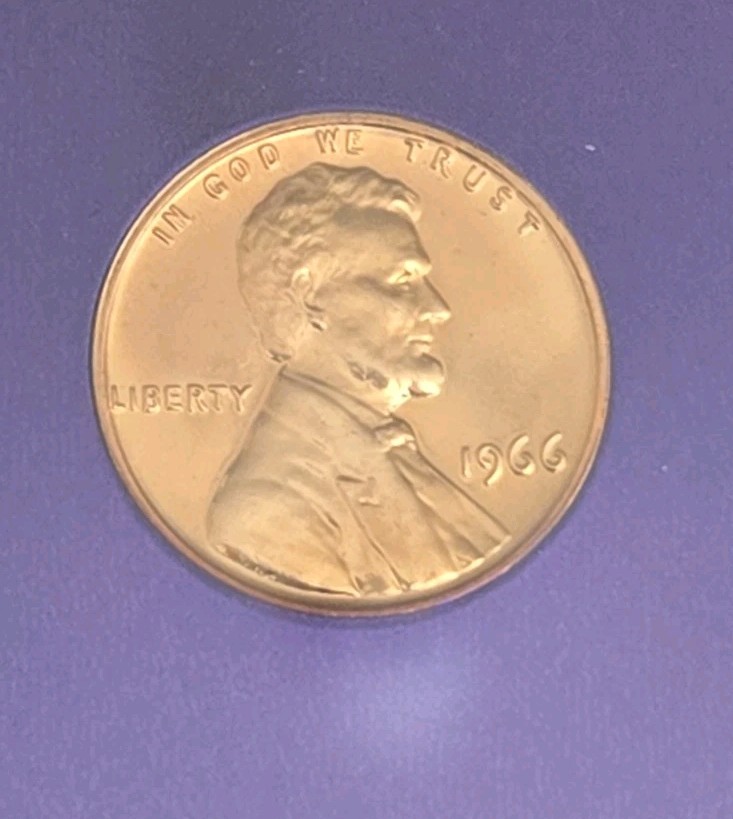 1966 SMS 1C Lincoln Memorial Cent - NGC MS 68 RD