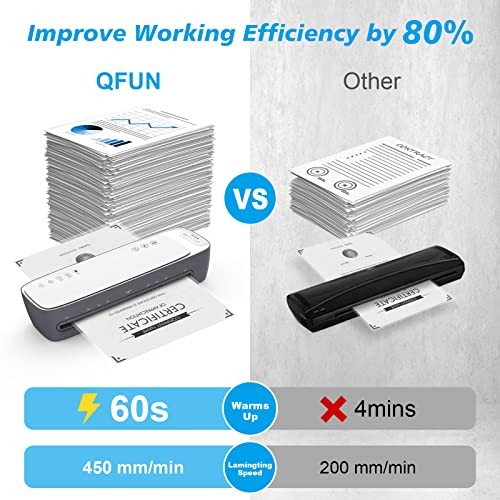 Laminator Machine 13-Inch Thermal Lamination with Laminating Sheets 9 in1 SL888