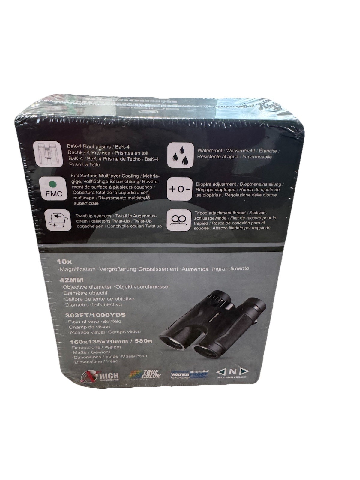 BNISE Binoculars 10X42 HD Professional Binoculars Low Night Vision