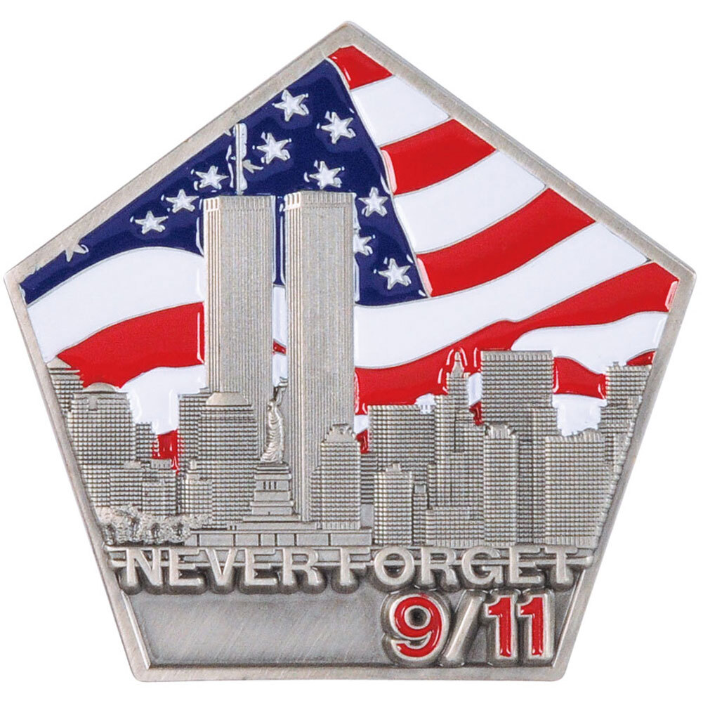 Never Forget 911 Challenge Coin