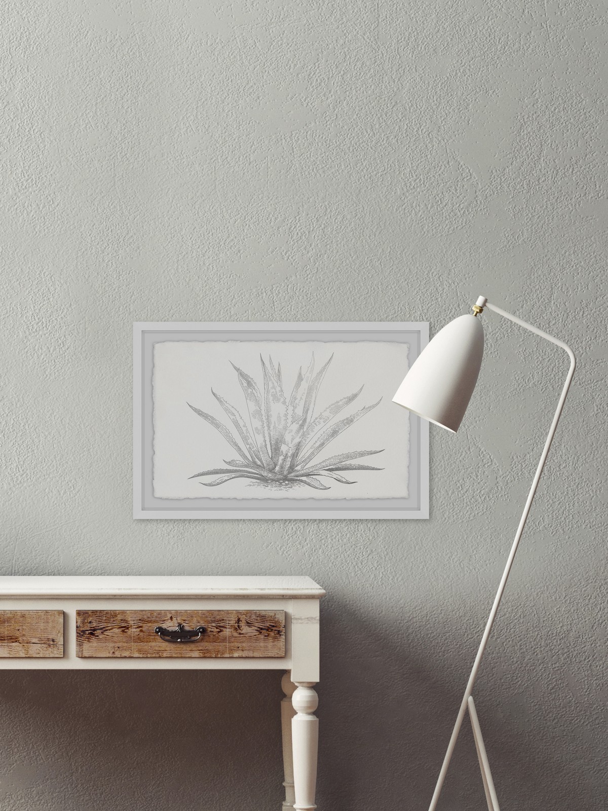 Marmont Hill Agave Desmettiana II Framed Painting Print 12x8