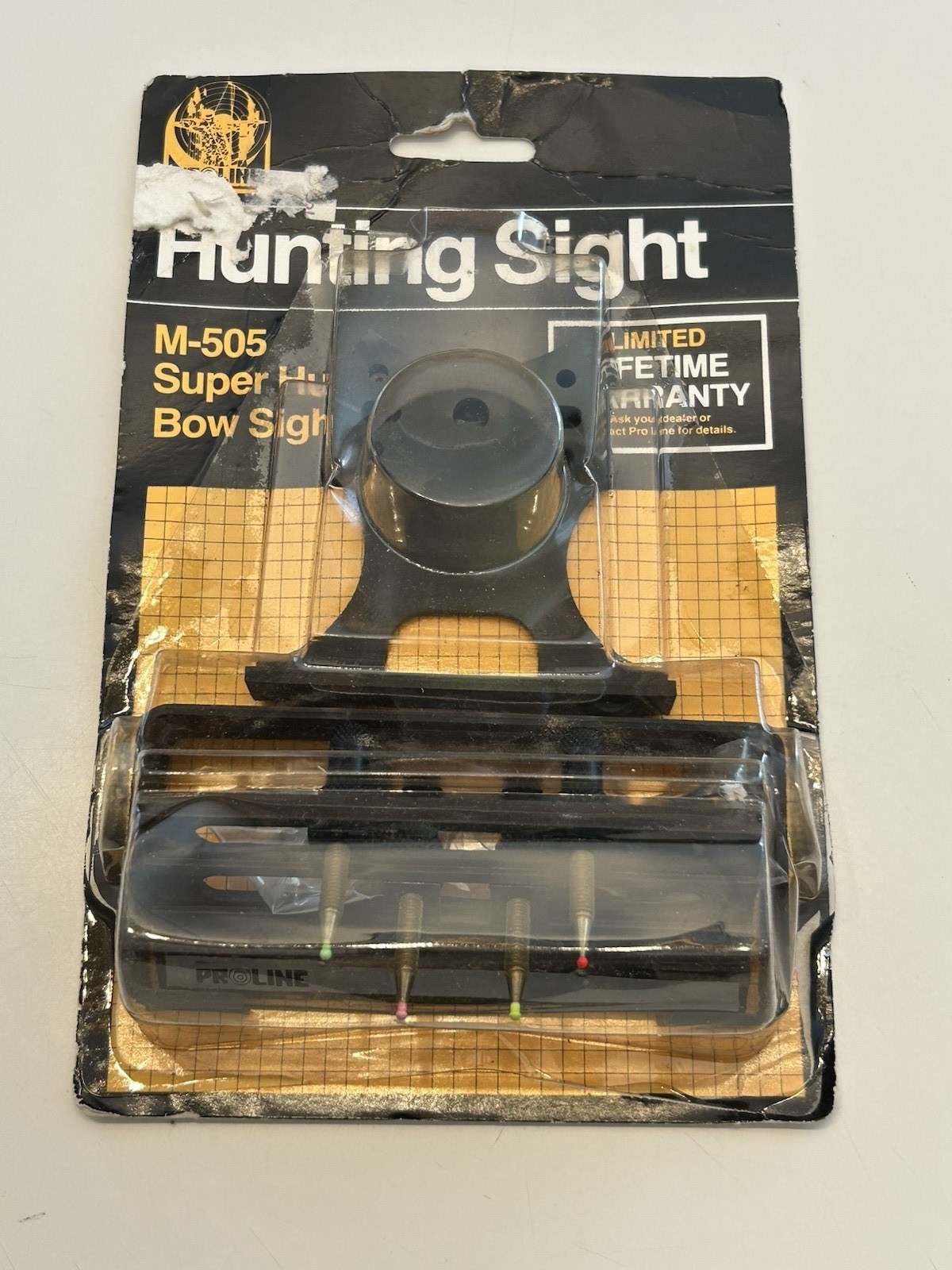 VINTAGE NOS PROLINE M-505 SUPER HUNTING BOW SIGHT USA MADE NOS HARD TO FIND
