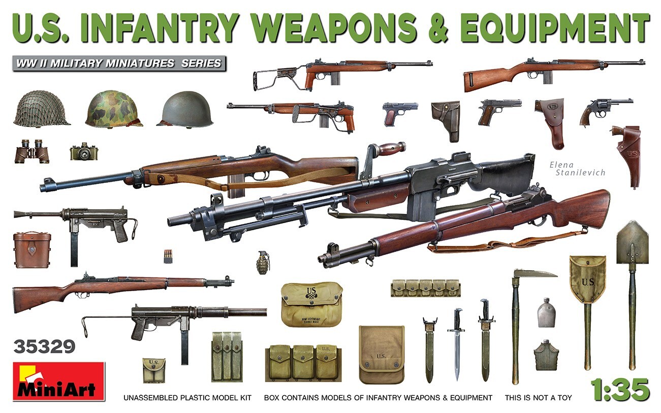 MiniArt 35329 1/35 U.S. Infantry Weapons & Equipment