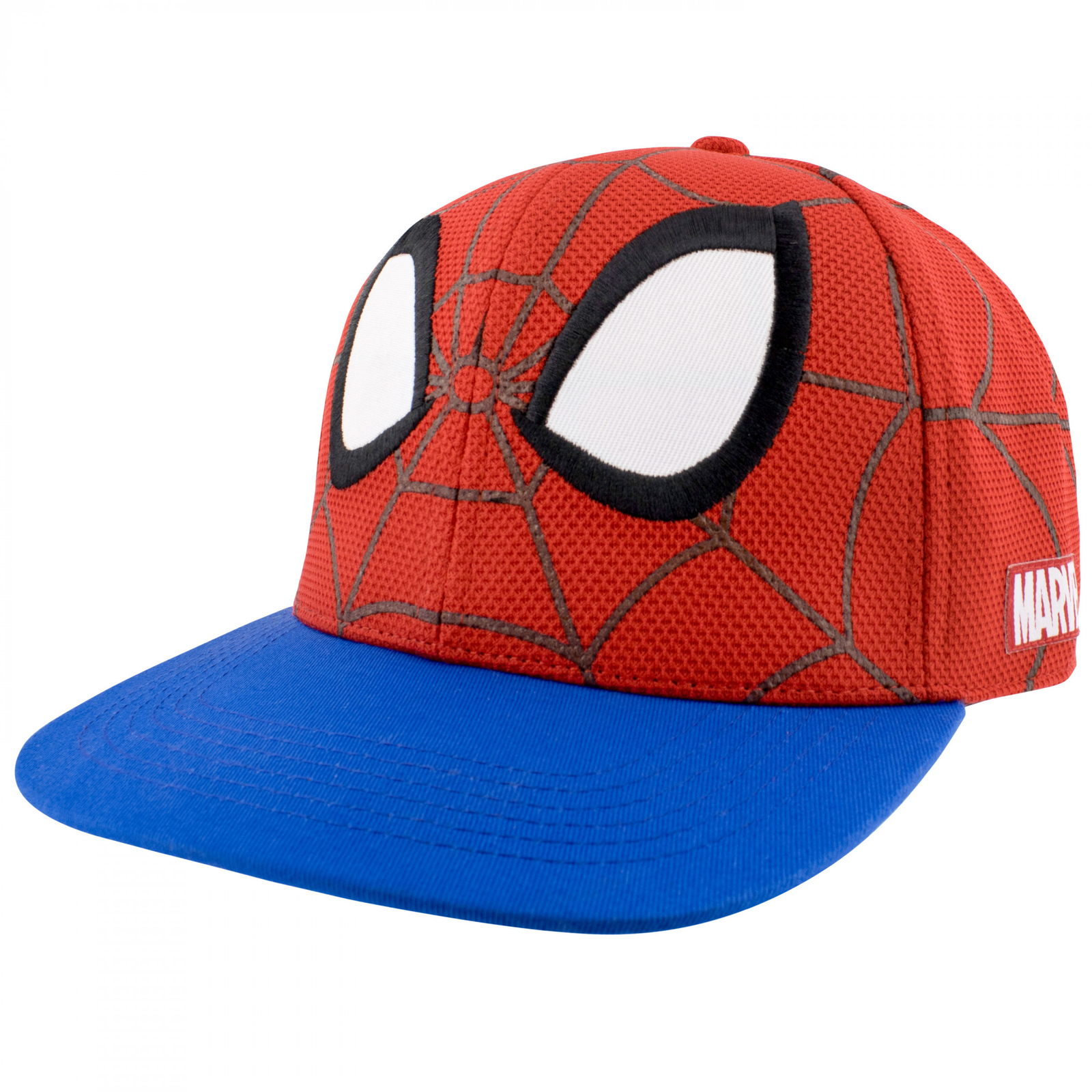 Spider-Man Mask Character Armor Snapback Hat Multi-Color