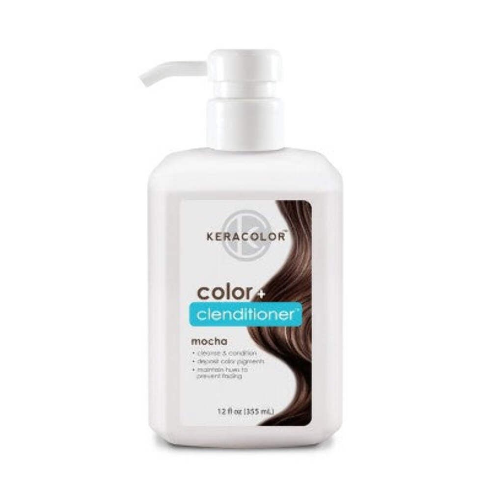 Keracolor Color + Clenditioner Temporary Hair Color Mocha 12 fl oz - Imperfect C