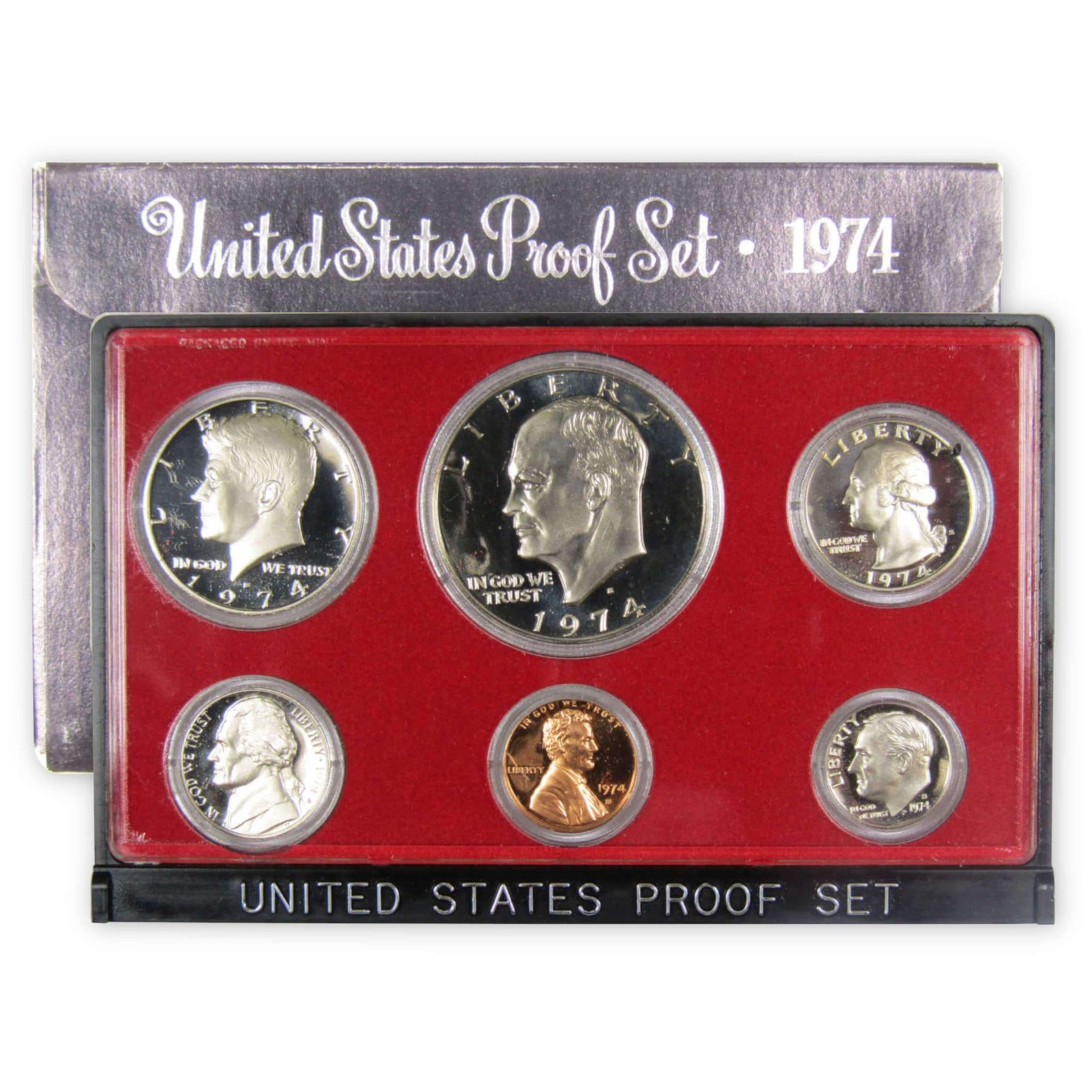 1974 Clad Proof Set U.S. Mint Original Government Packaging OGP