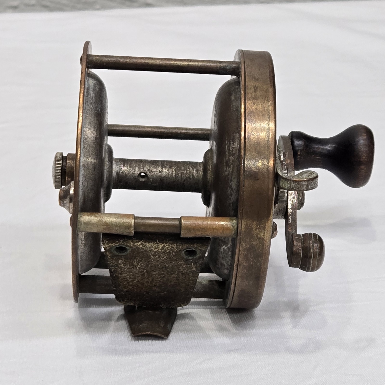 Vtg Four Bros 4 Brothers Sumco 2258 Fishing Reel Heavy Brass