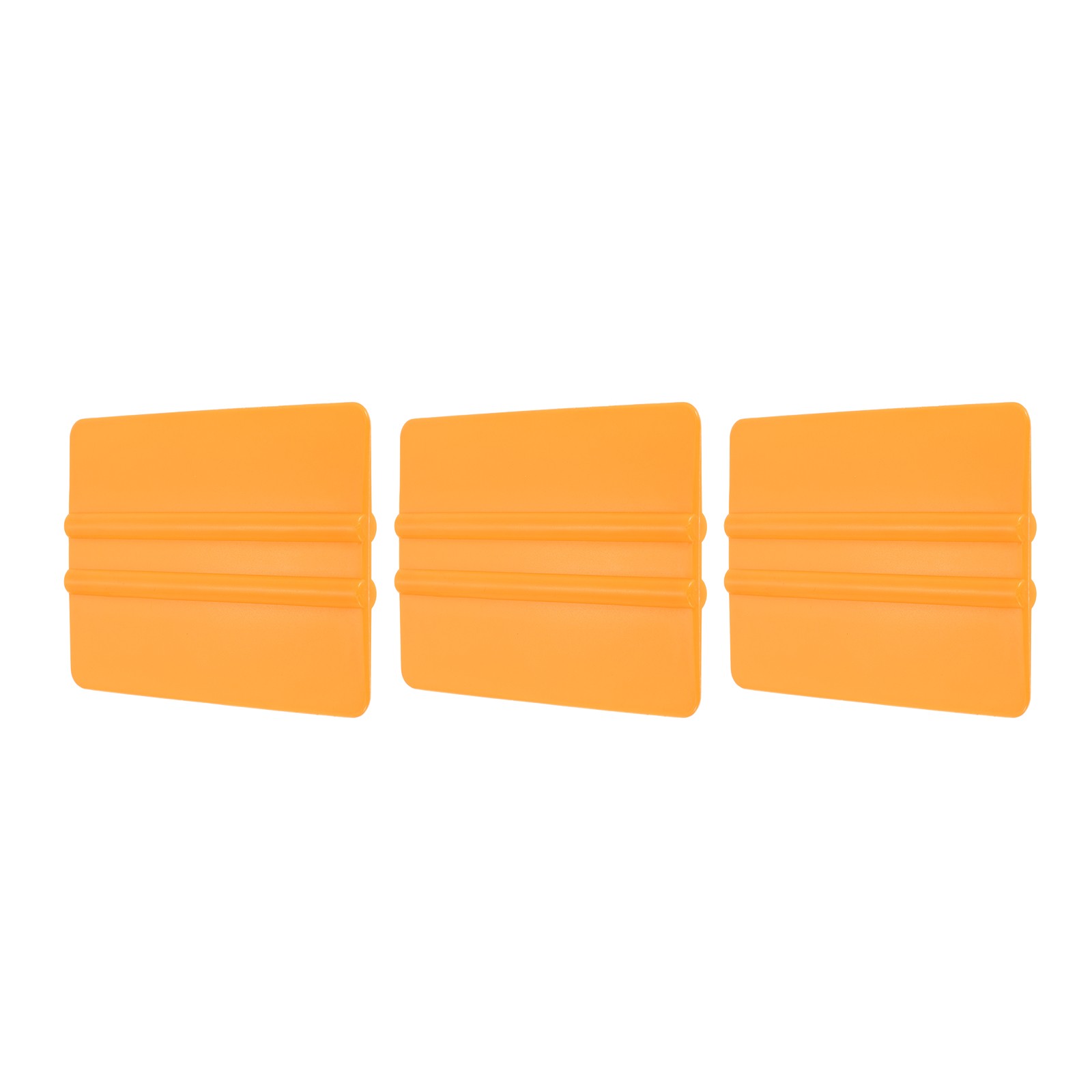 3pcs Vinyl Wrap Squeegee, 4" Decal Squeegee Scraper for Car Wrap, Yellow